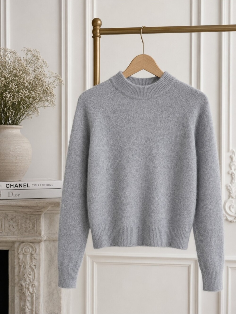 Zara Soft Heather Gray Crewneck Women’s Sweater
